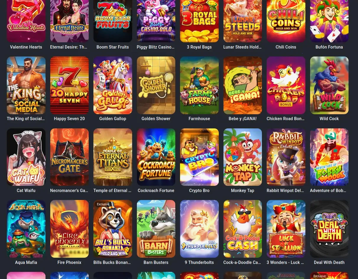 Bethall Casino Anmeldung und Login-Bereich auf dem Desktop